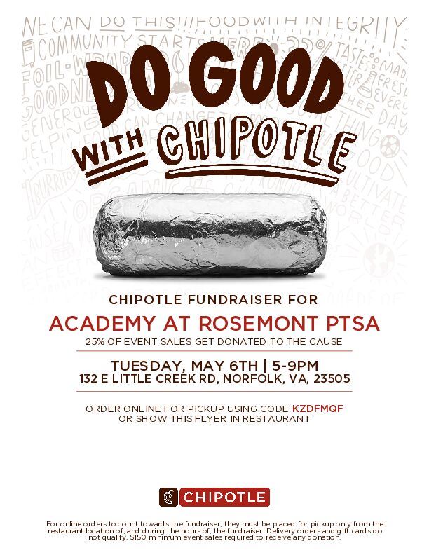  PTSA Chipotle Fundraiser